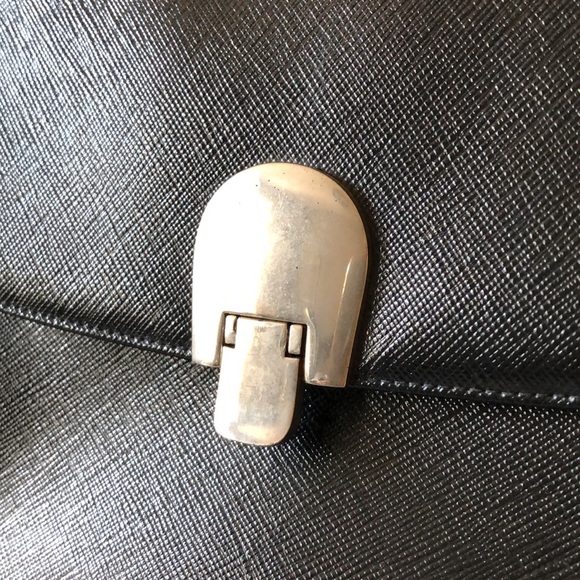 KORET Vintage Saffiano Leather Bag Top Holder - Picture 3 of 16